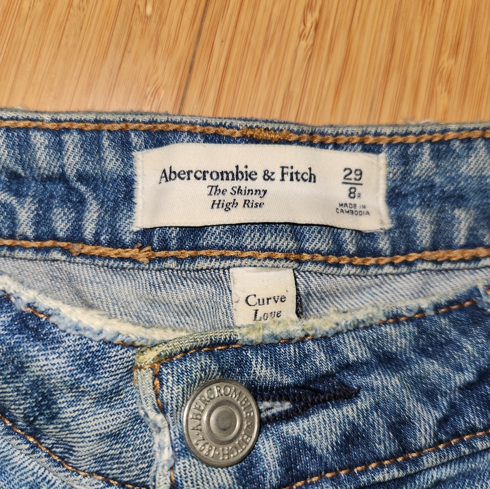 Abercrombie & Fitch Curve Love Skinny Ankle